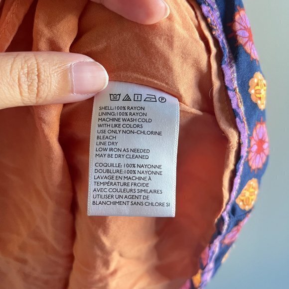 Urban Outfitters Ecote’ Gigi Orange Floral Print Dress‎ Womens Size S Mini - Picture 8 of 10